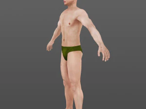 man 68 -with 250 animations 3D Model