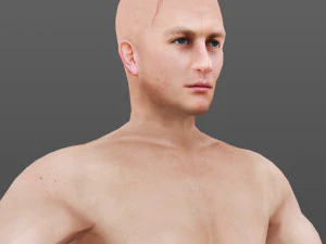 man 68 -with 250 animations 3D Model