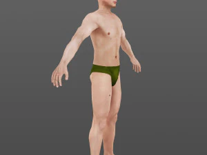man 68 -with 250 animations 3D Model