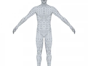 man 68 -with 250 animations 3D Model