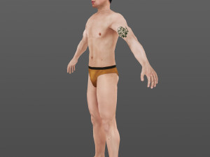 man 69 -with 250 animations 3D मॉडल