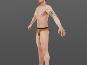 man 69 -with 250 animations 3D Model