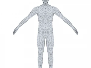 man 69 -with 250 animations 3D Model