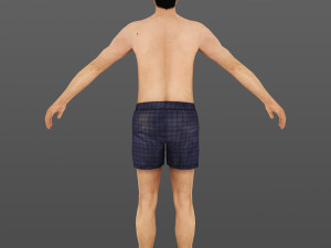 man 70 -with 250 animations Modelo 3D