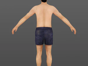 man 70 -with 250 animations 3D Model
