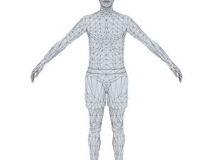 man 70 -with 250 animations Modelo 3D