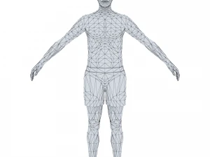 man 70 -with 250 animations 3D Model