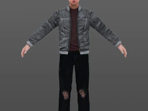 man 1 to 5 3D Model