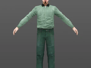 man 1 to 5 3D Model