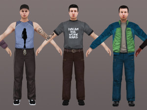 man 11 to 15 3D Model