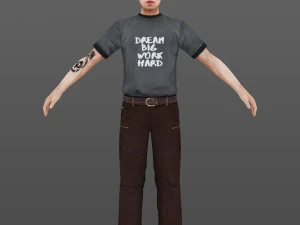man 11 to 15 3D Model