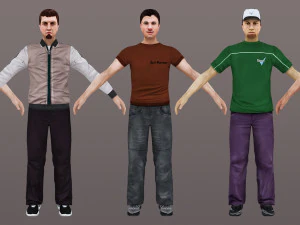 man 16 to 20 3D Model