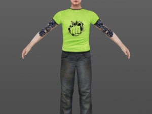 man 21 to 25 Modelo 3D