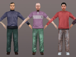 man 26 to 30 3D Model