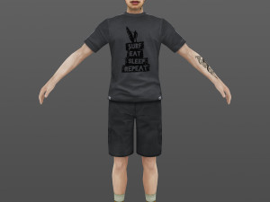man 26 to 30 3D Model