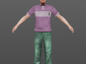 man 26 to 30 3D Model