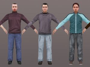 man 31 to 35 Model 3D