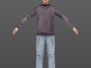 man 31 to 35 Model 3D