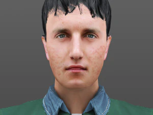 homem de 36 a 40 Modelo 3D