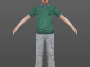 homem de 36 a 40 Modelo 3D