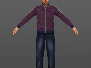 man 41 to 45 3D Model