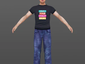 homme de 41 &agrave; 45 ans Modèle 3D