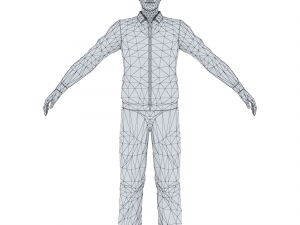 man 41 to 45 3D Model