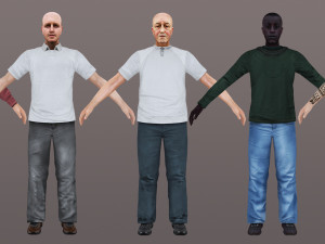 man 46 to 50 3D Model
