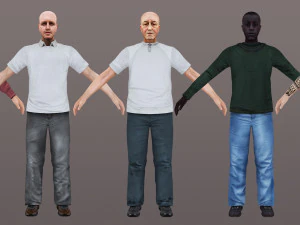 man 46 to 50 3D Model