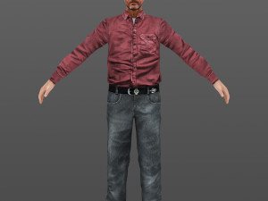 man 46 to 50 3D Model