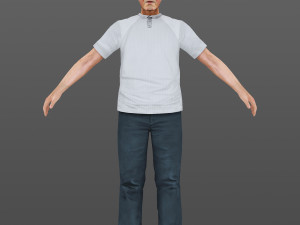 man 46 to 50 3D Model