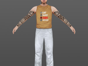 man 46 to 50 3D Model
