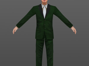 man 56 to 60 3D Model