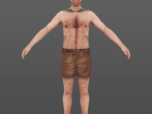 man 61 to 65 3D Model