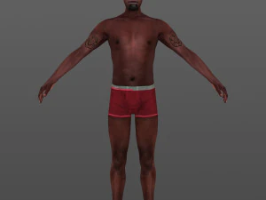 man 61 to 65 3D Model