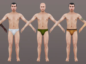 man 66 to 70 3D Model