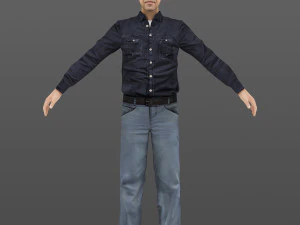man 21 to 40 3D Model