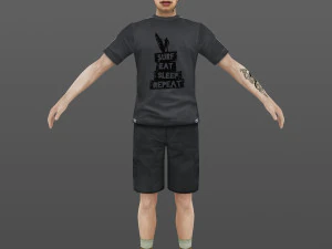 man 21 to 40 3D Model