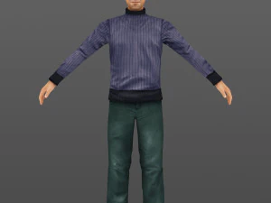 man 21 to 40 3D Model