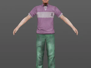 man 21 to 40 3D Model