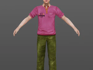 man 21 to 40 3D Model