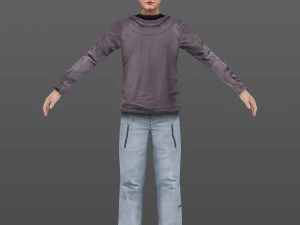 man 21 to 40 3D Model