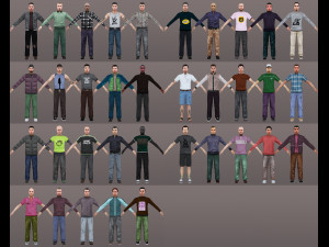 man 1 to 35 Modèle 3D