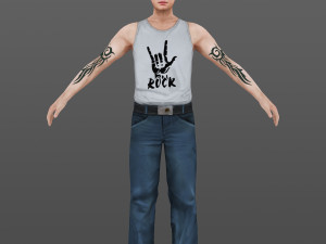 man 1 to 35 Modèle 3D