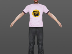 man 1 to 70 Model 3D