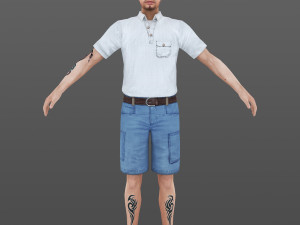 man 1 to 70 Model 3D