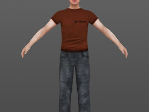 man 1 to 70 Model 3D