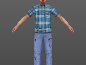 man 1 to 70 Model 3D