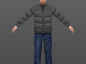 man 1 to 70 Model 3D
