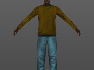 man 1 to 70 Model 3D